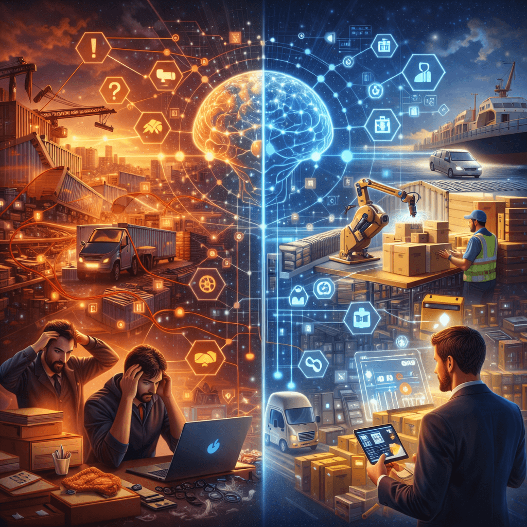 AI-powered supply chain network